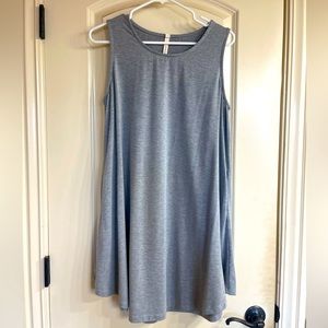Grey t-shirt dress, size S